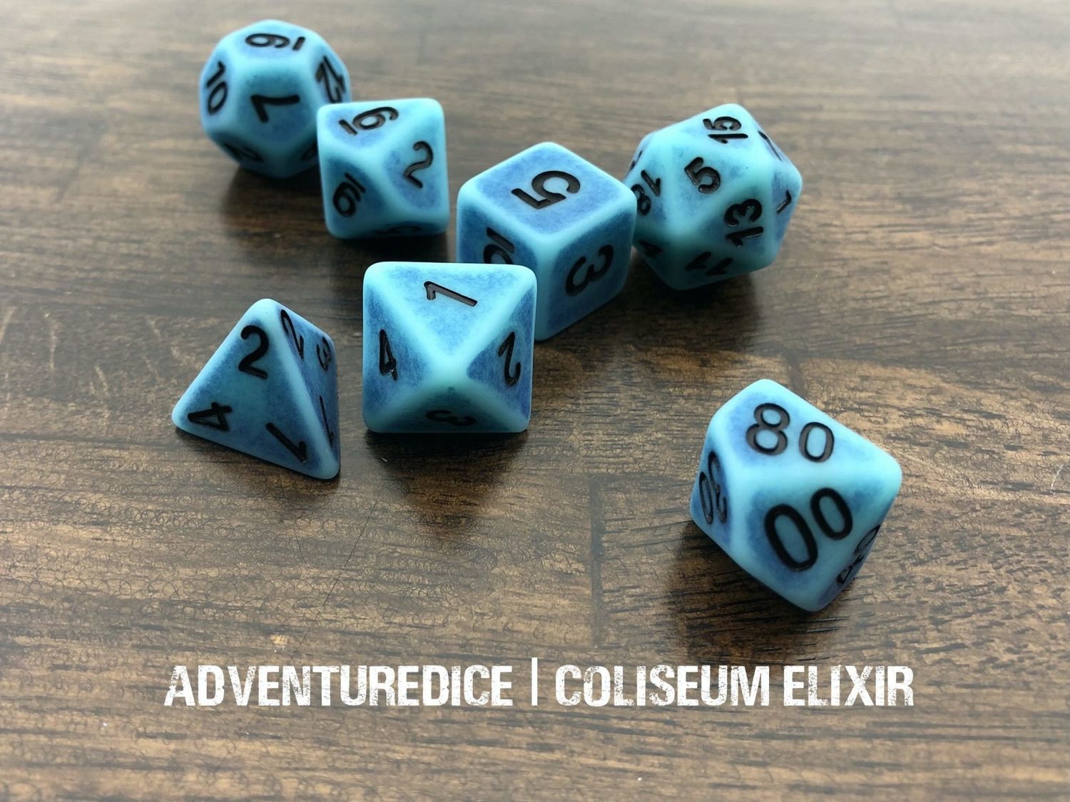 7-Piece RPG Dice Set: Coliseum, Name: Elixir