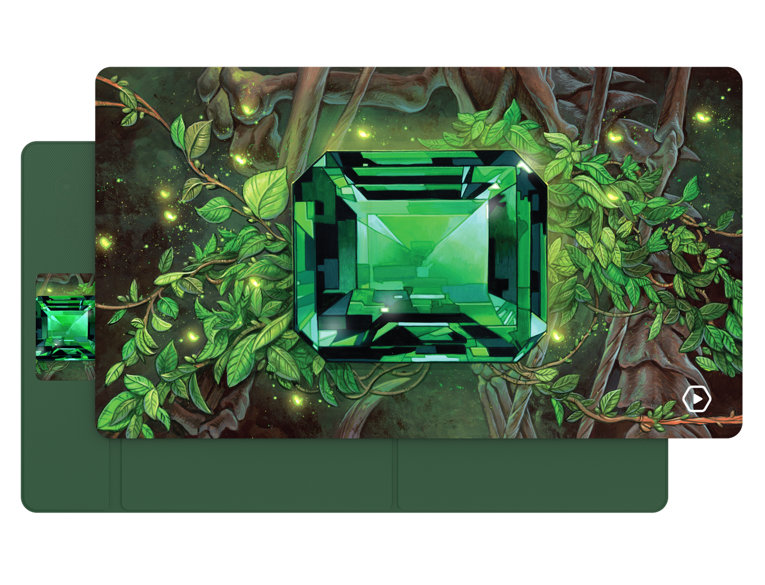Foldable Playmat - MTG Chris Seaman Series:, Type: Emerald