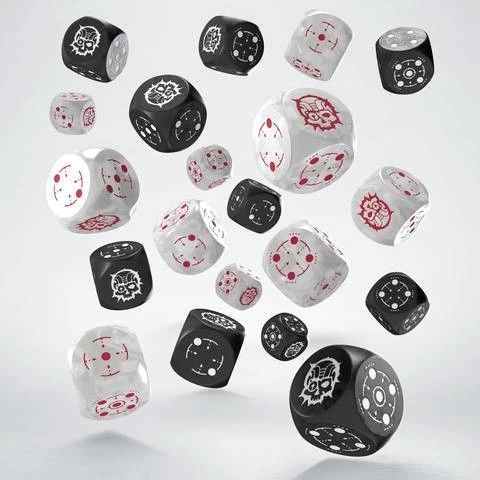 Crosshairs: Combat D6&#39;s -, Color: Black/Pearl