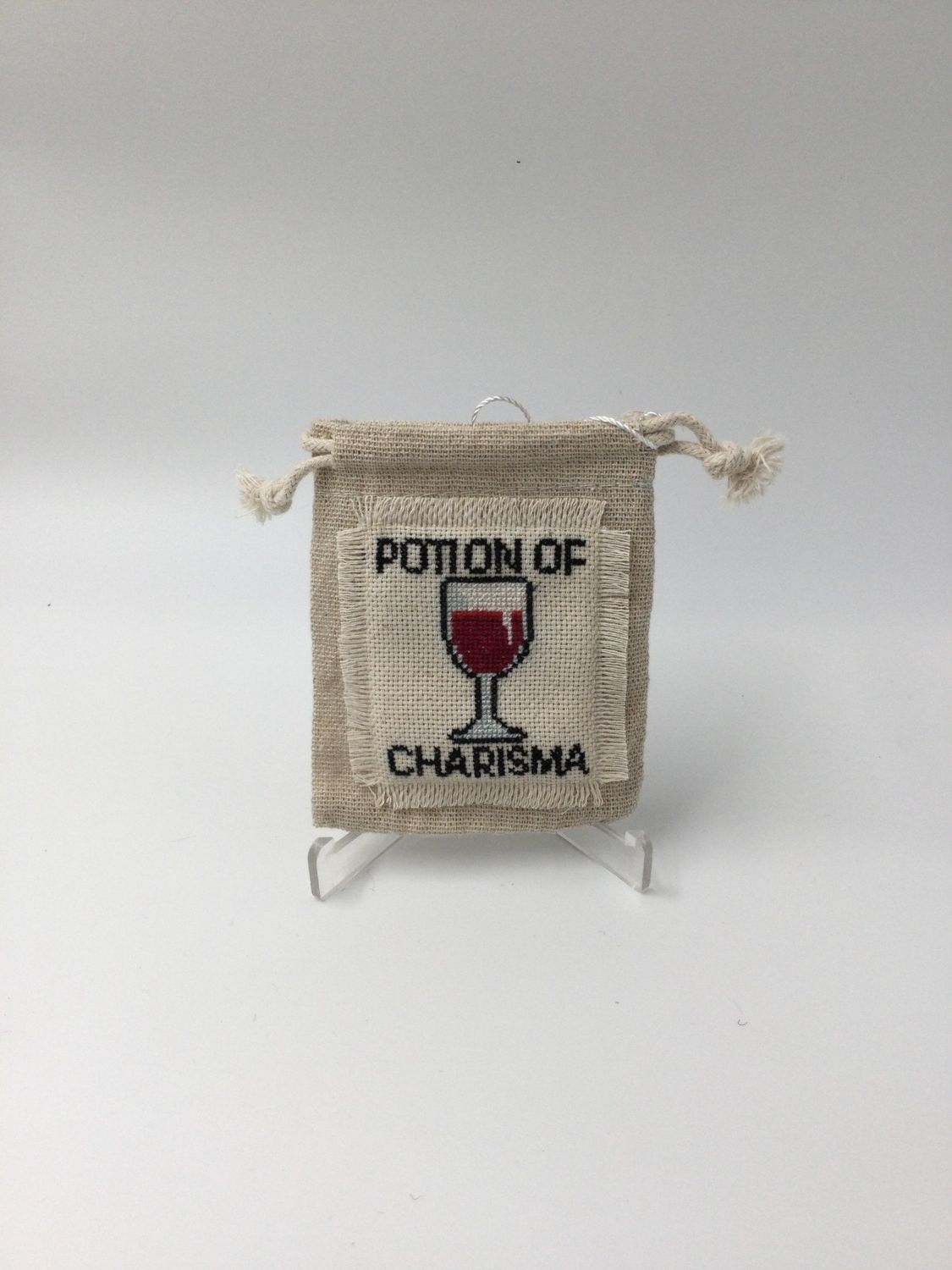 Medium Dice Bag Potion of Charisma, Name: Wine Glass