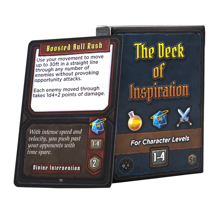 Deck of Inspiration:, Type: Levels 1-4