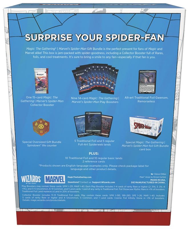 **PRE-ORDER** Magic the Gathering TCG Marvel&#39;s Spider-Man Gift Bundle