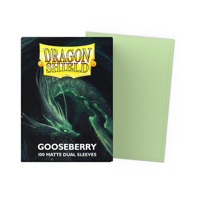 Sleeves - 63x88mm - Dragon Shield - 100/pk - Dual Matte - Gooseberry