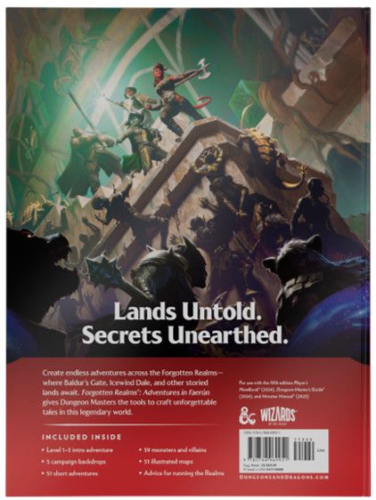 **PRE-ORDER** Dungeons &amp; Dragons 5E: Forgotten Realms: Adventures in Faerun