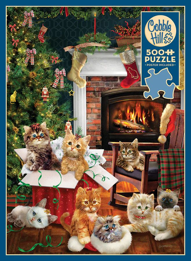 500 pcs - Christmas Kittens