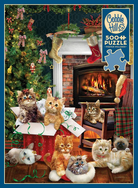 500 pcs - Christmas Kittens