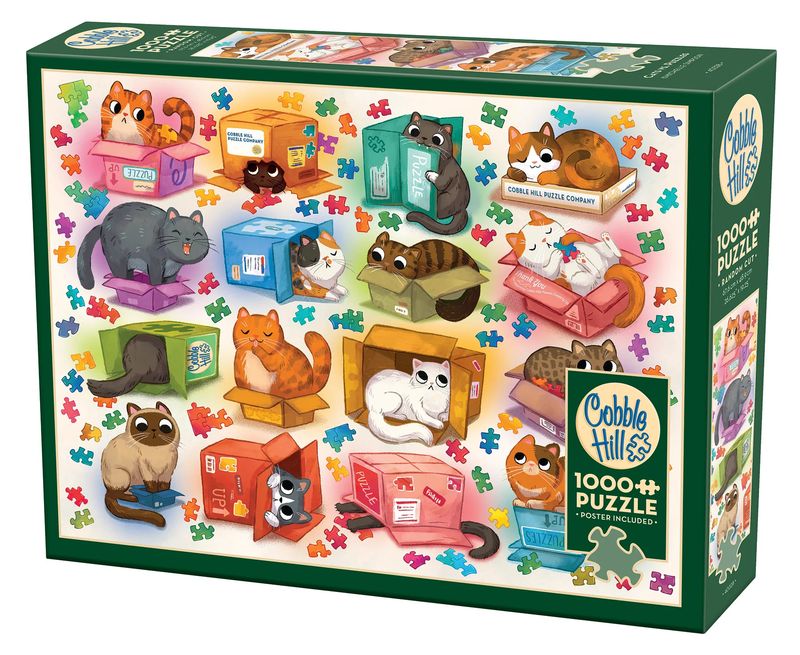 1000 pcs - Cats vs. Puzzles