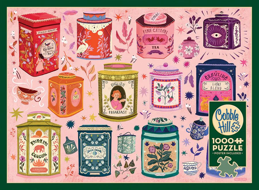 1000 pcs - Tea Tin Treasures