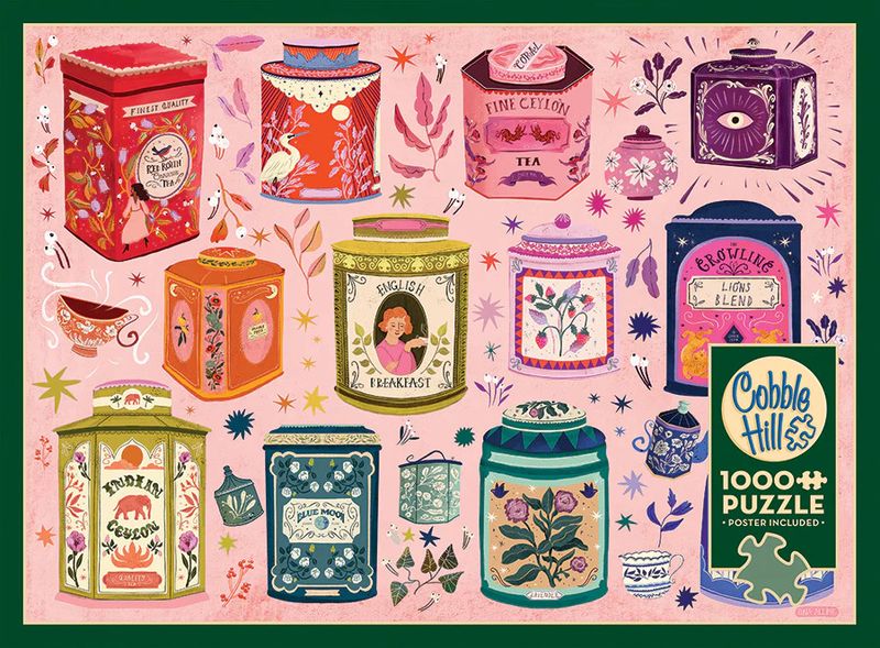 1000 pcs - Tea Tin Treasures