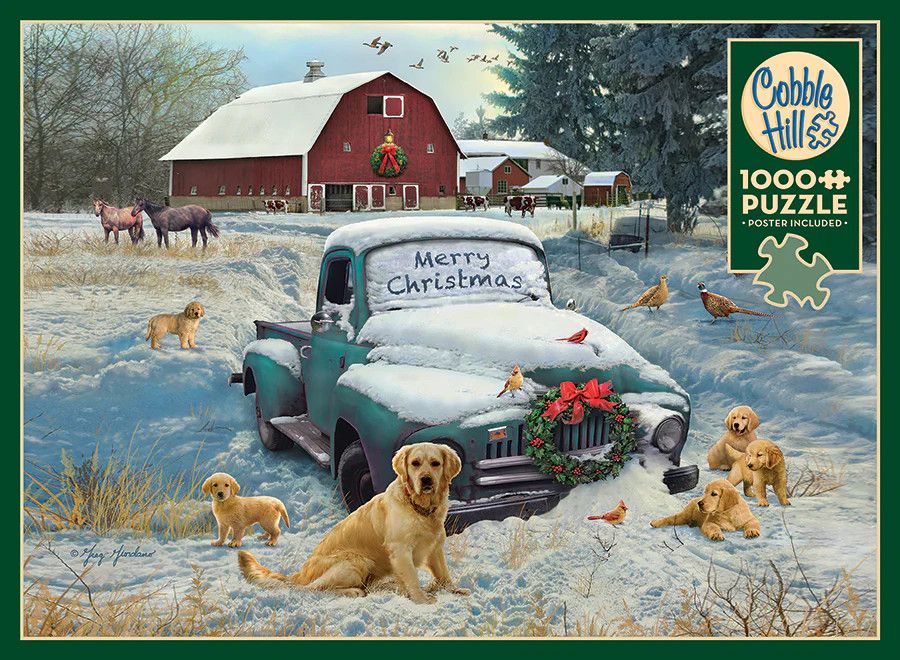 1000 pcs - Merry Christmas