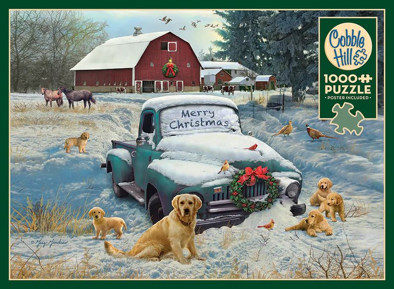 1000 pcs - Merry Christmas