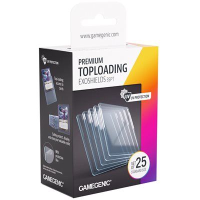 Sleeves - 35pt - GameGenic - 25/pk - Premium Toploading Exoshields