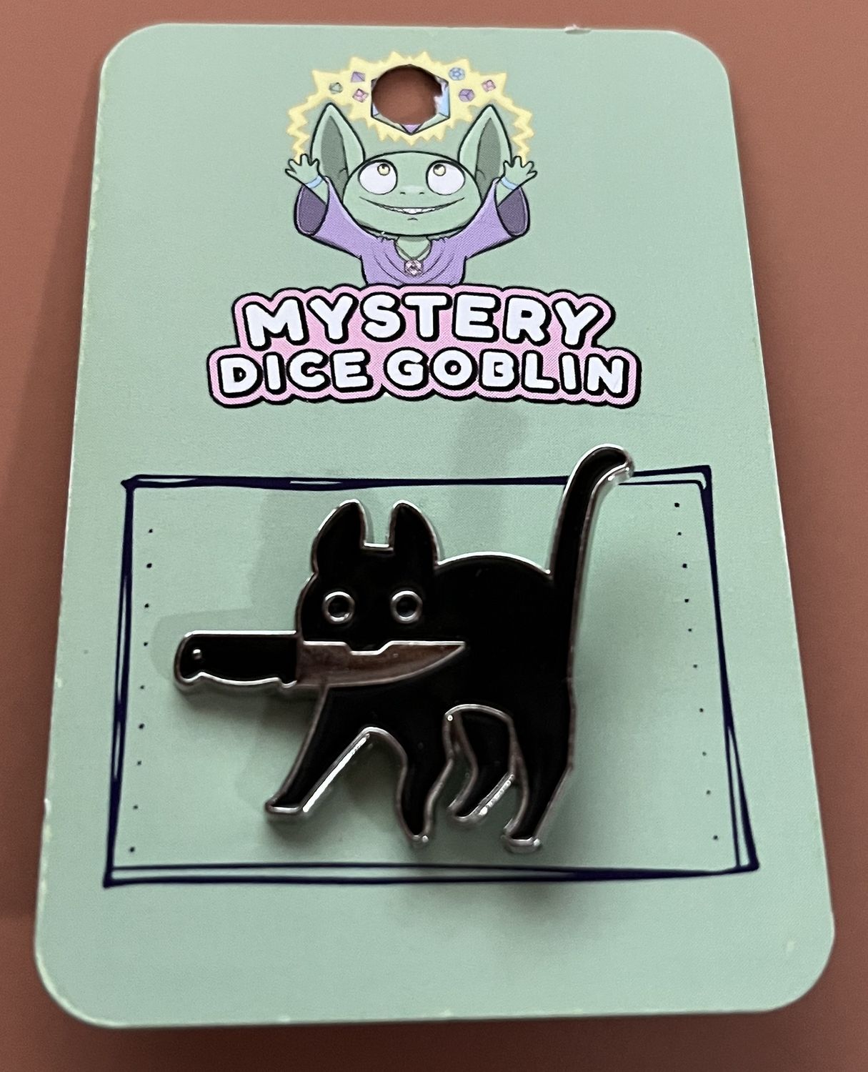 Enamel Pin - Mystery Dice Goblin - I Cat You