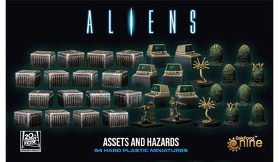 Aliens: Assets and Hazards Miniatures Set (Updated Set)