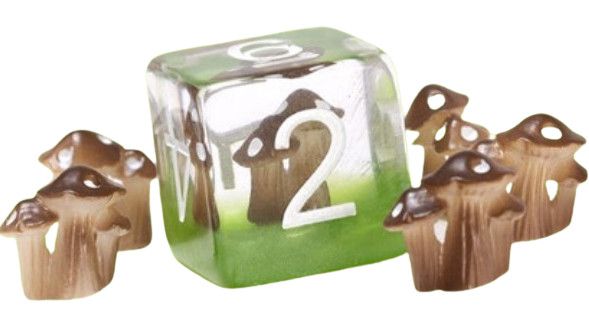 7-Piece RPG Dice Set: Interior Design (Mushrooms) -, Name: Village