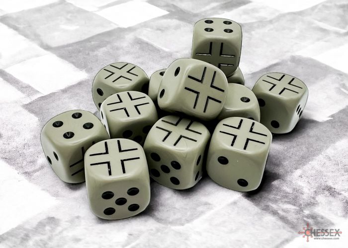 12d6 Dice Block (16mm): WWll -, Featuring: German