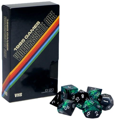 7-Piece RPG Dice Set: VHS Dice -, Type: Surge