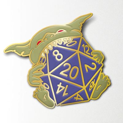 Enamel Pin - Dice Goblin Feeding