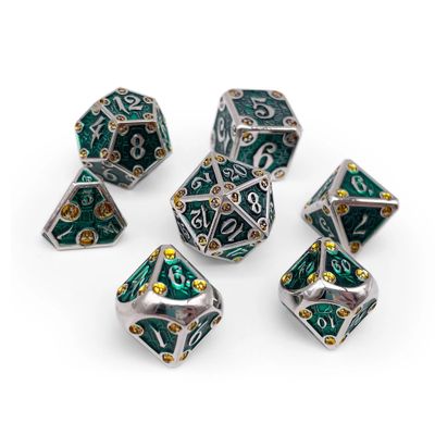 7-Piece RPG Dungeon Delve Dice Set: Trickster