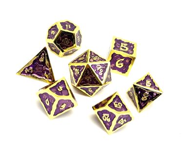 7-Piece RPG Ooze of Doom Dice Set: Necrotic Revenge