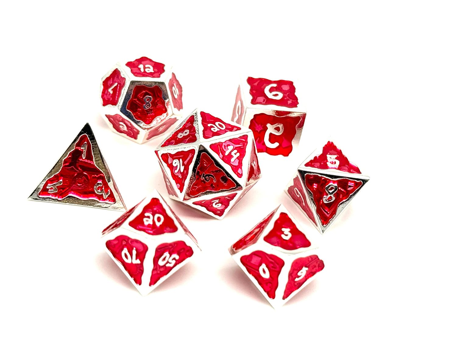 7-Piece RPG Ooze of Doom Dice Set: Blood Wrath