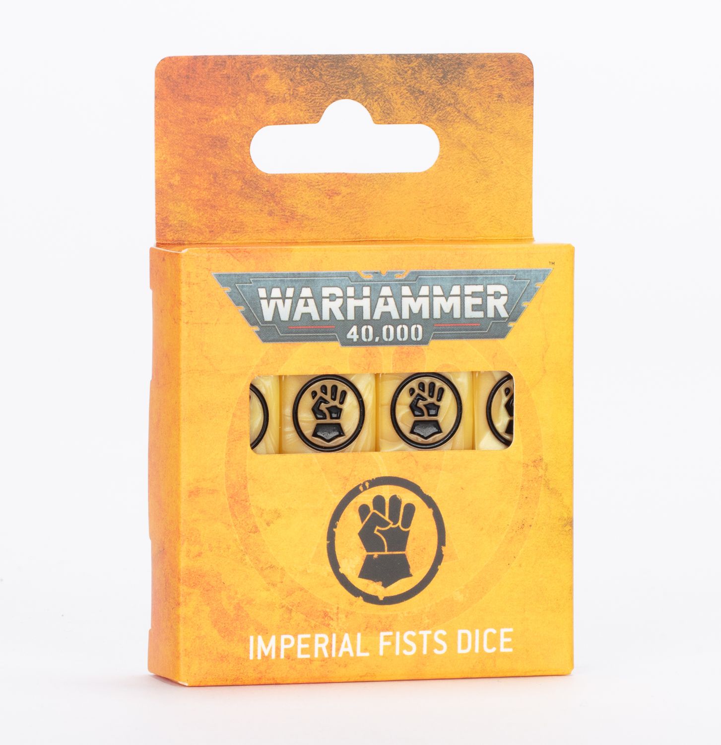 Warhammer 40K: Space Marines (Imperial Fists) - Dice Set