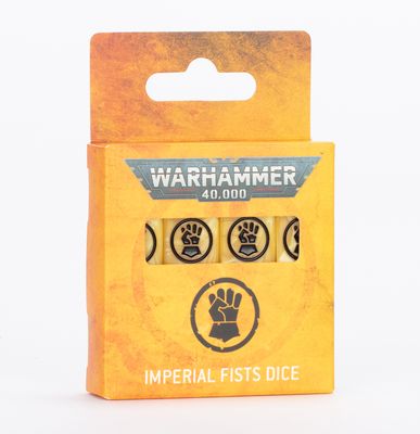 Warhammer 40K: Space Marines (Imperial Fists) - Dice Set