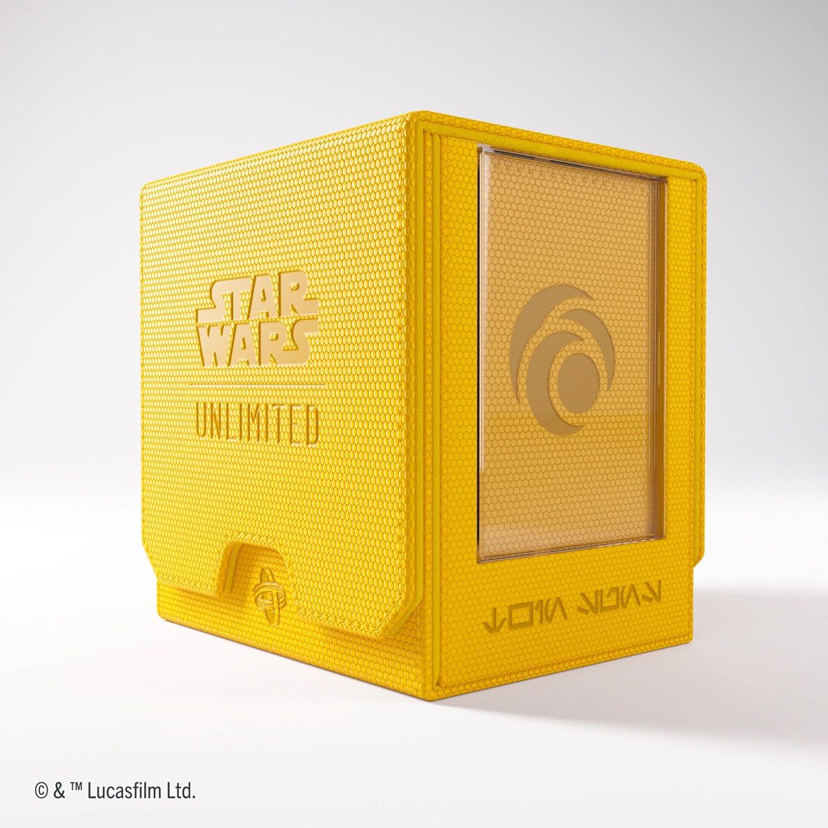 Twin Suns Deck Pod (Deck Box) - Star Wars Unlimited -, Color: Yellow