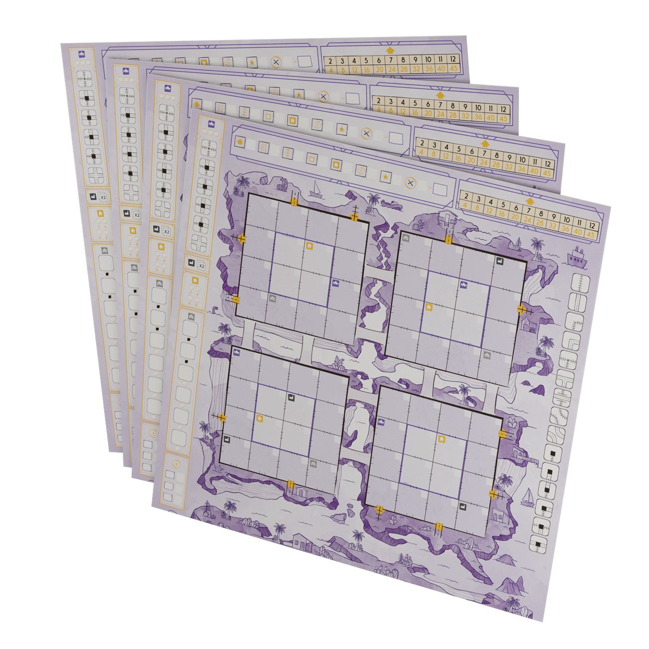 Railroad Ink Challenge Archipelago Boards Set