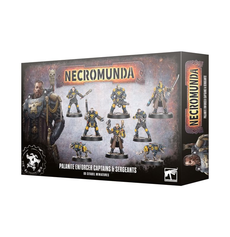 Necromunda: Palanite Enforcer Captains &amp; Sergeants