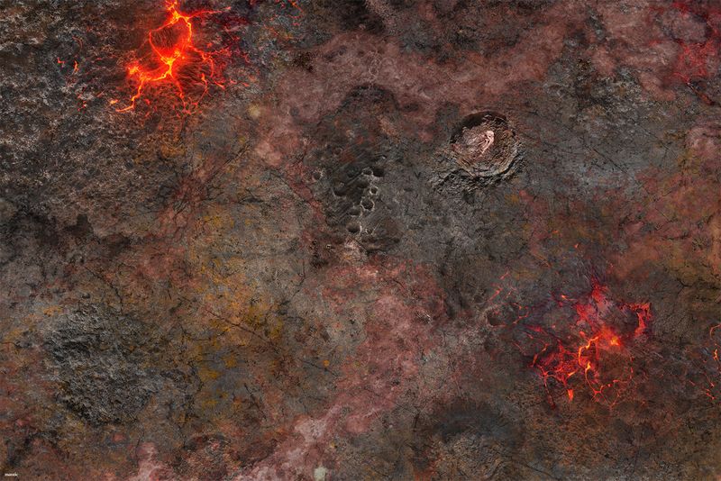 Playmat - Battle Mat: Hellscape 6 x 4