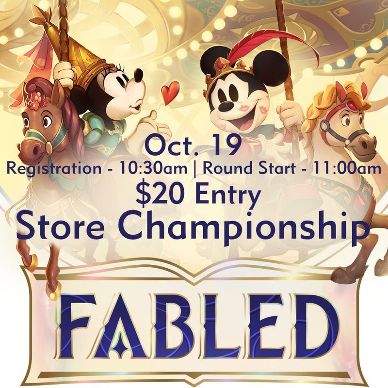 Lorcana Fabled Store Championship - Oct. 19 @ 10:30am