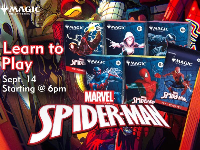 Magic the Gathering: Spider Man - Learn to Play  Drop In - Oct 14 @ 6:00pm