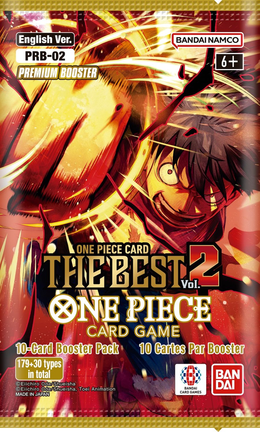 One Piece CG: The Best Vol. 2 - Premium Booster Pack