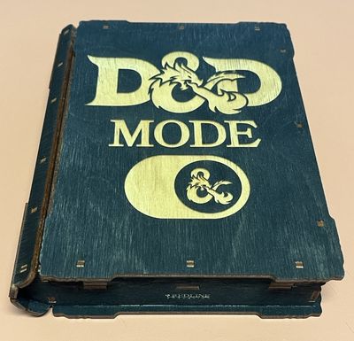 Wooden 14-piece Tome of Dice (Various Colours) -