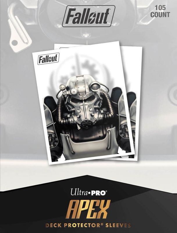 Sleeves - 66x91mm - Ultra Pro Apex - 105/pk - Fallout Brotherhood of Steel