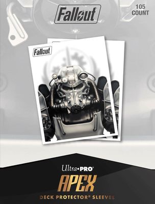 Sleeves - 66x91mm - Ultra Pro Apex - 105/pk - Fallout Brotherhood of Steel