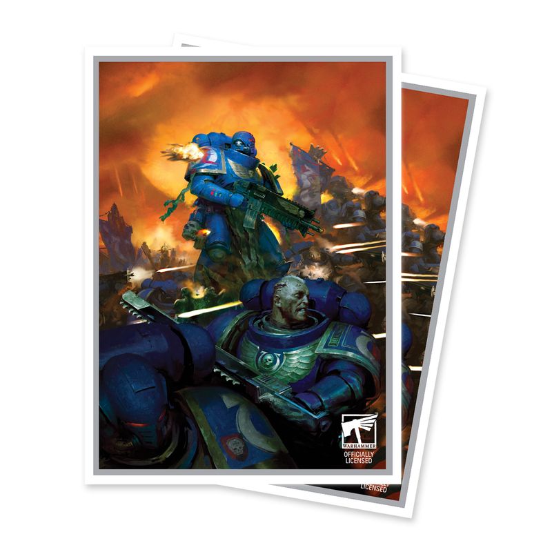 Sleeves - 66x91mm - Ultra Pro Apex - 105/pk - Warhammer 40K Space Marines