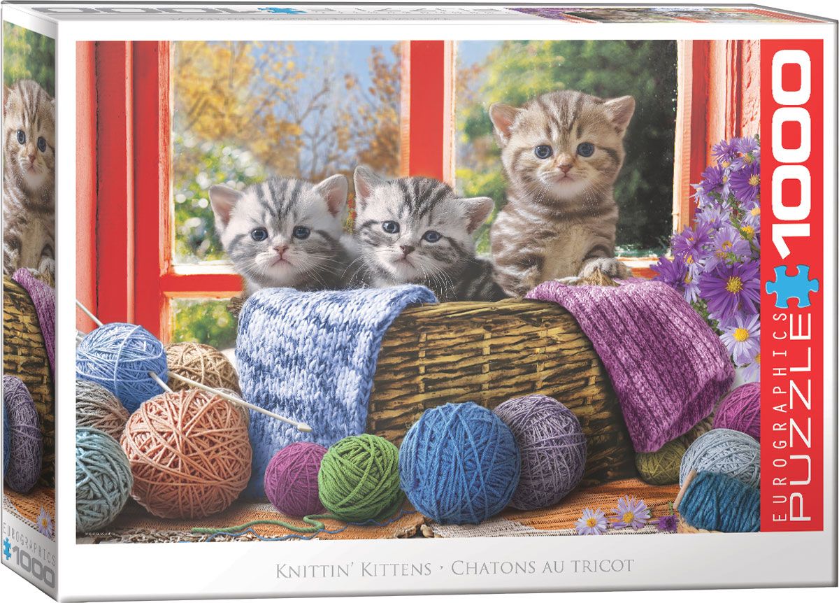 1000 pcs - Knittin&#39; Kittens