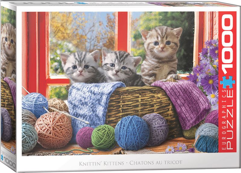 1000 pcs - Knittin&#39; Kittens