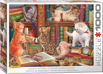 1000 pcs - Library Kittens