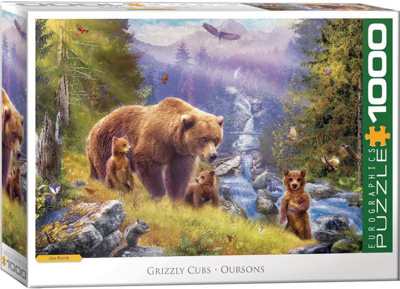 1000 pcs - Grizzly Cubs