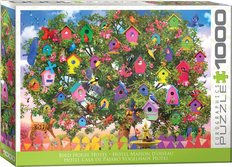 1000 pcs - Bird House Hotel