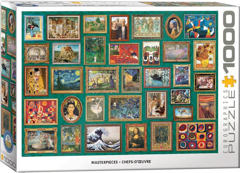 1000 pcs - Masterpieces