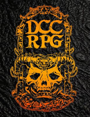 Dungeon Crawl Classics RPG: Rulebook Demon Skull Monster Hide Cover