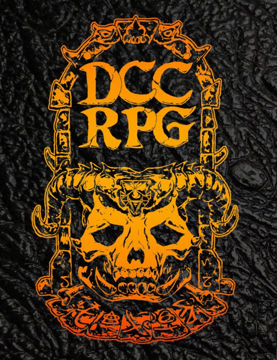 Dungeon Crawl Classics RPG: Rulebook Demon Skull Monster Hide Cover