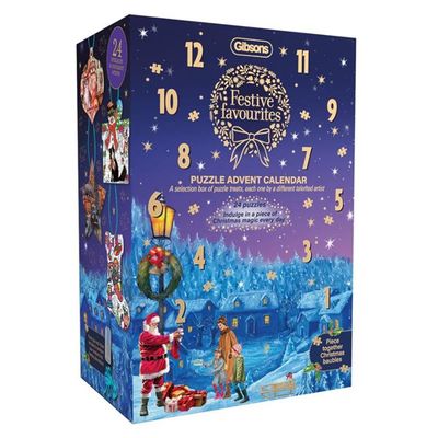 Festive Favourites Puzzle Advent Calendar (24 Puzzles)