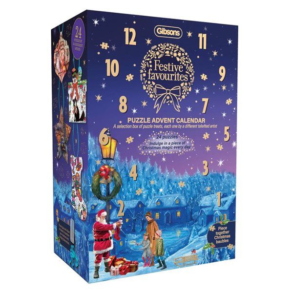 Festive Favourites Puzzle Advent Calendar (24 Puzzles)