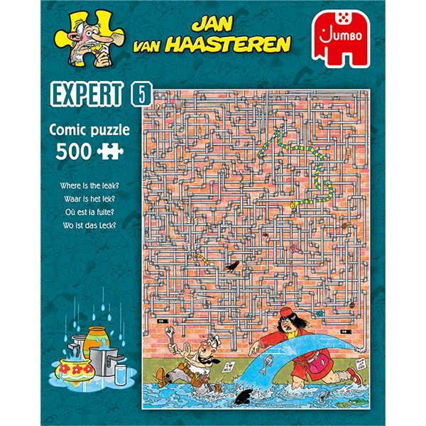 500 pcs - Jan van Haasteren: EXPERT 5, Where is the leak?