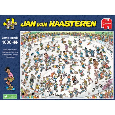 1000 pcs - Jan van Haasteren: Riding the Skate Bowl